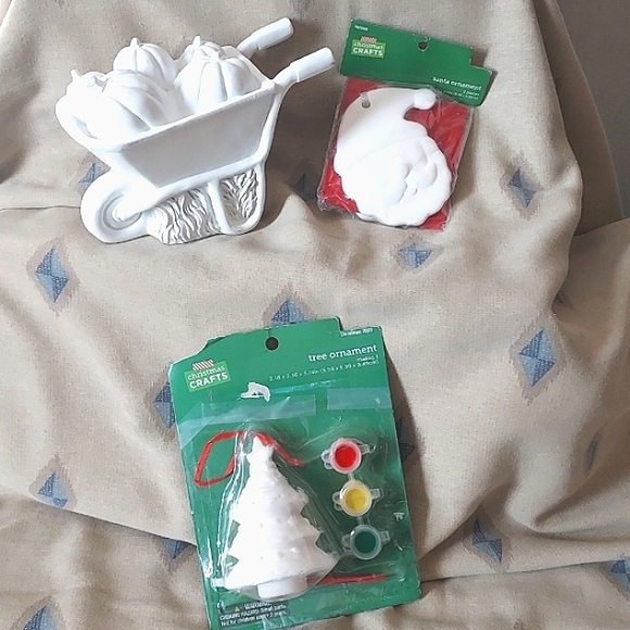 SET OF 3 HOLIDAY CRAFTS - Picture 1 of 5